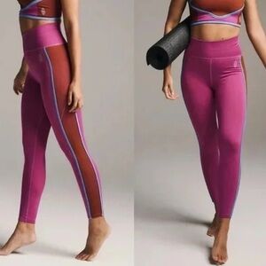 Free People Movement Blow Your Mind Leggings XS/S Raspberry Punch NWT